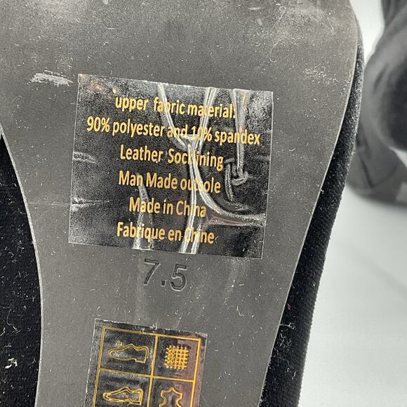 NEW Jeffrey Campbell Women’s Florette Crushed Velvet Boots Black Size 7.5 - Picture 5 of 10